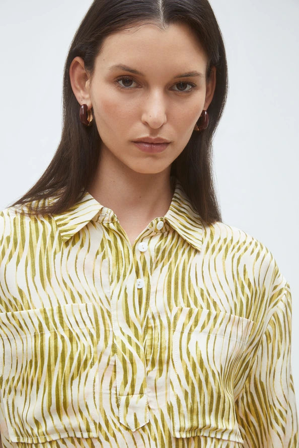 SUNCOO Leony Striped Top