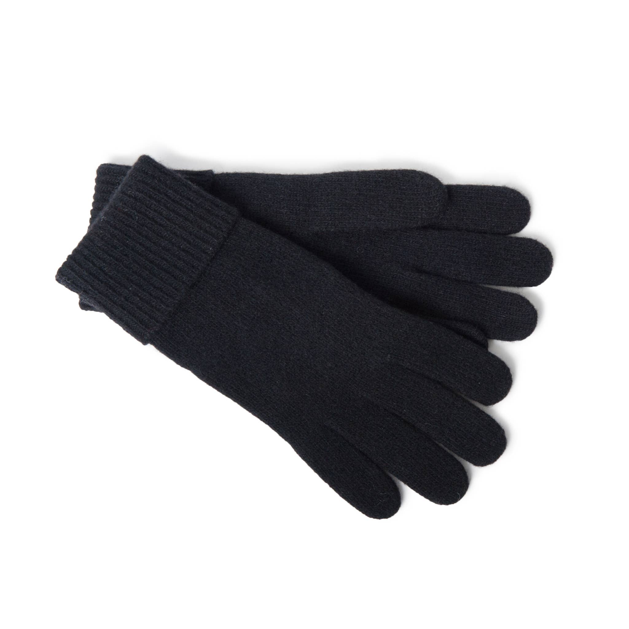 Portelano Cashmere Gloves w/Ribbed Cuff 24295GC