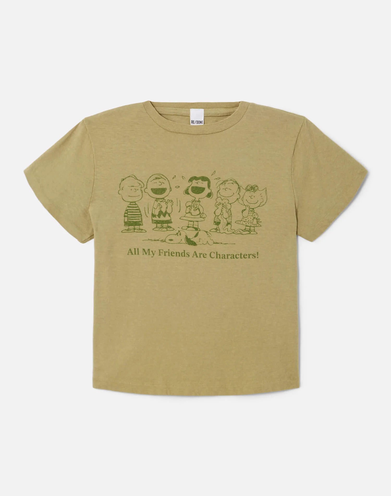 RE/DONE Classic Tee Peanuts Characters 024-02WCGT365