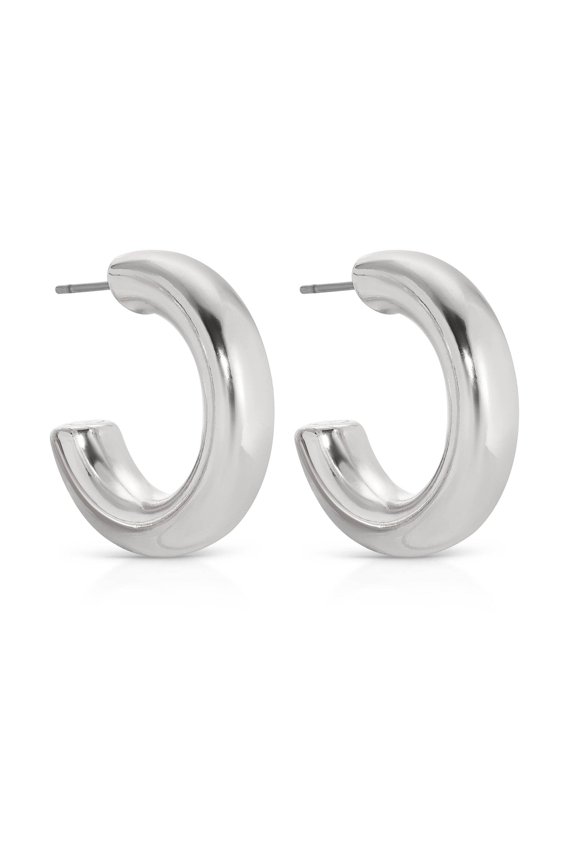 Ettika Small Thick Classic Hoops
