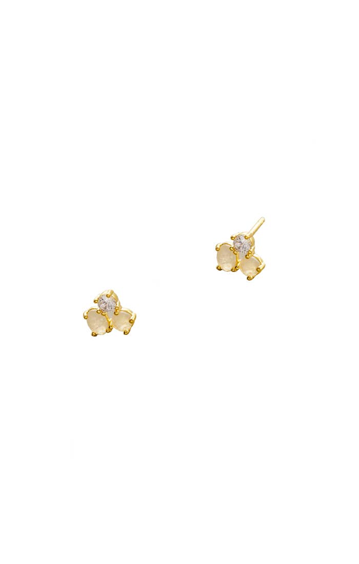 Tai Jewelry Opal & Labradorite Cluster Stud SPE-8840