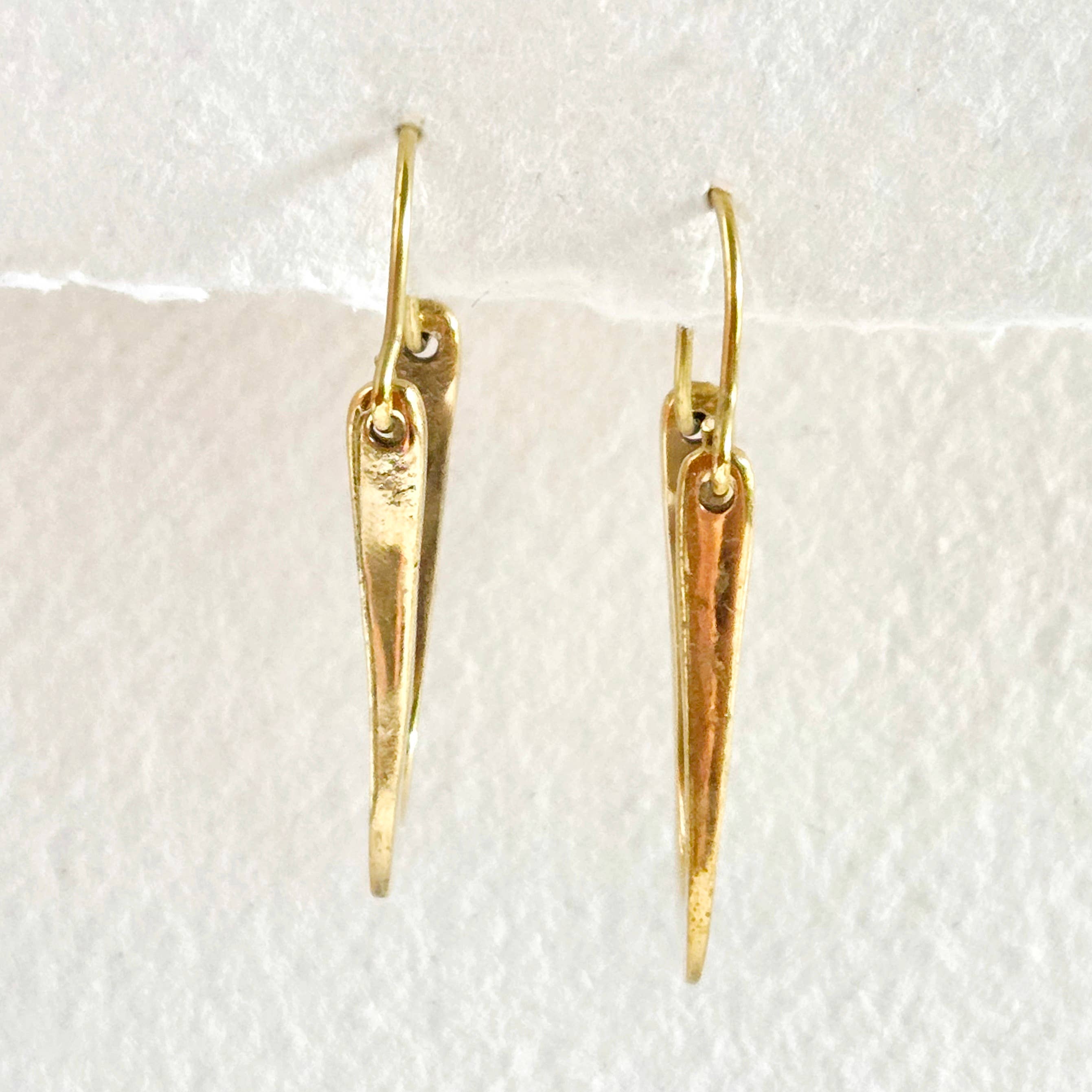 Bisjoux Brass Hoop Oval Earrings