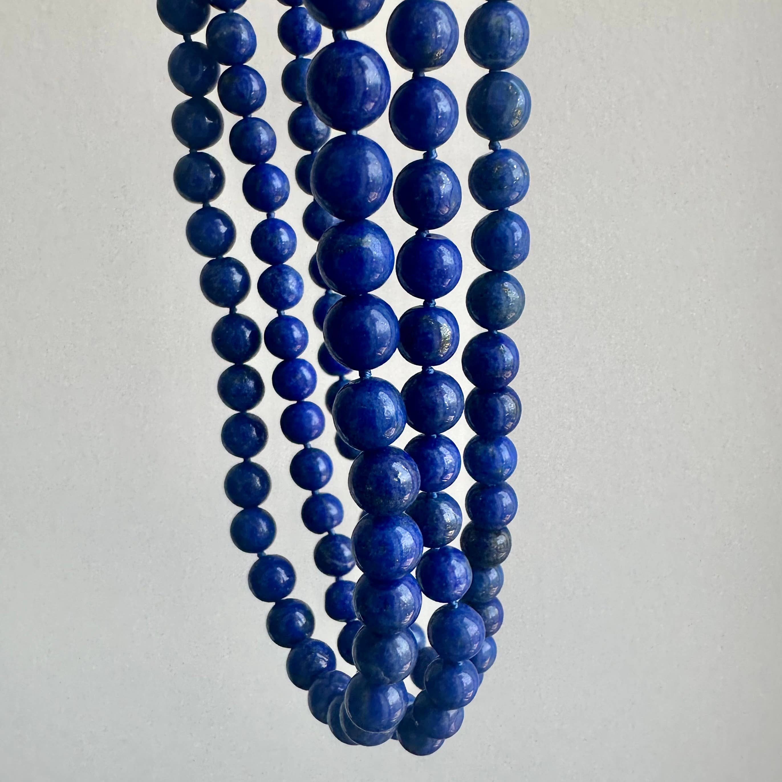 Anokhi Green Lapis Beaded Necklace | Classic Knotted NKK45