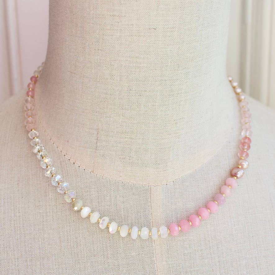 a.v. max Gemma Small Rondelle Necklace 9043N