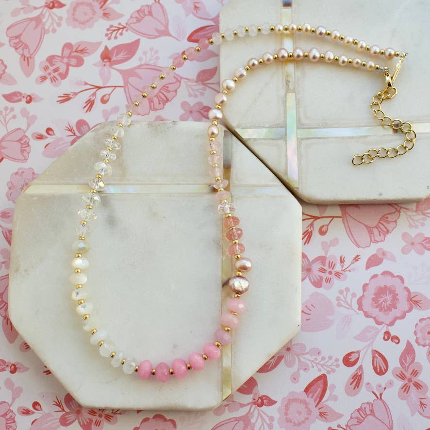 a.v. max Gemma Small Rondelle Necklace 9043N