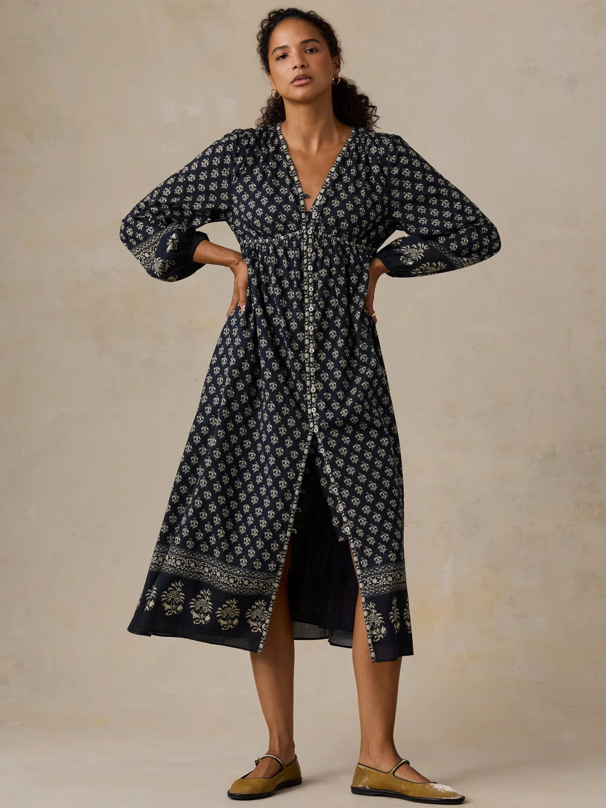 Faherty Maia Dress- Eclipse Blossom