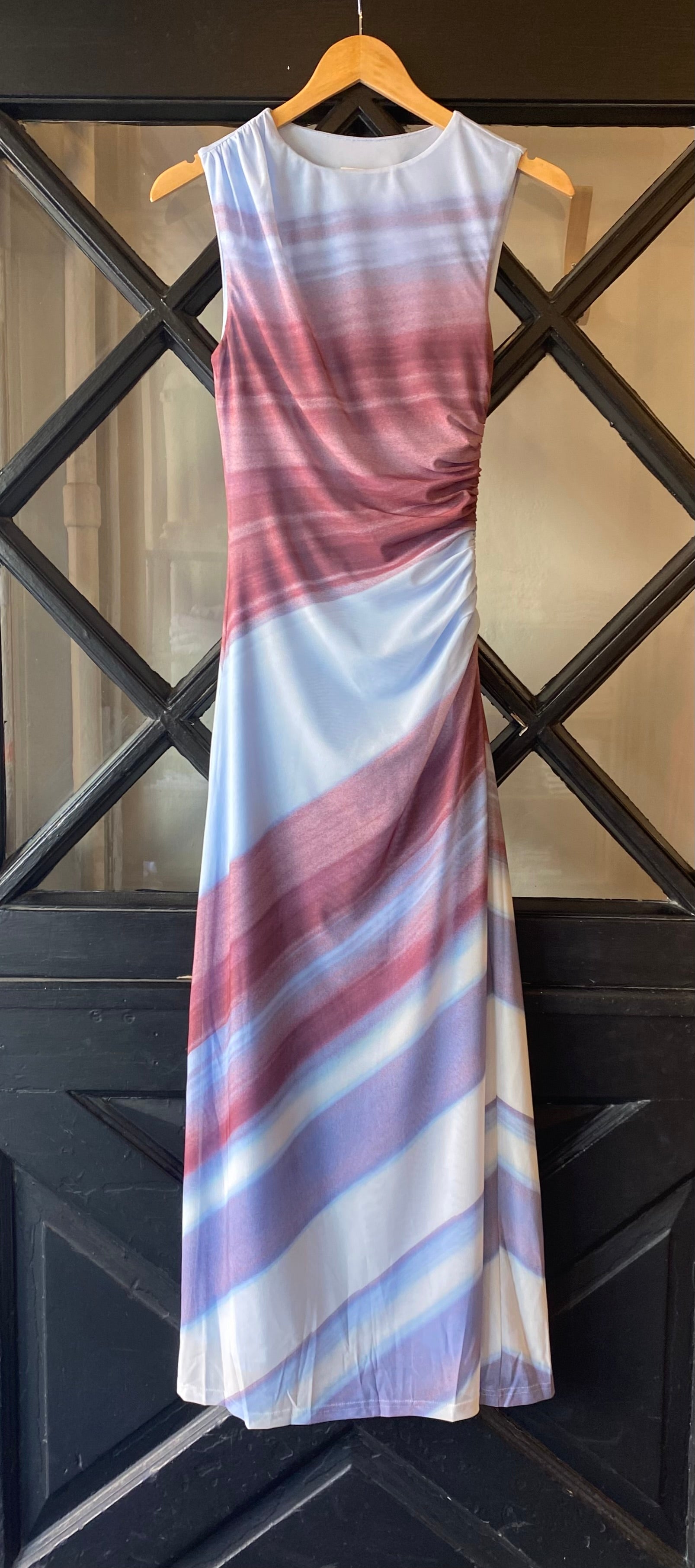 Mon Renn Chroma Asymetric Dress