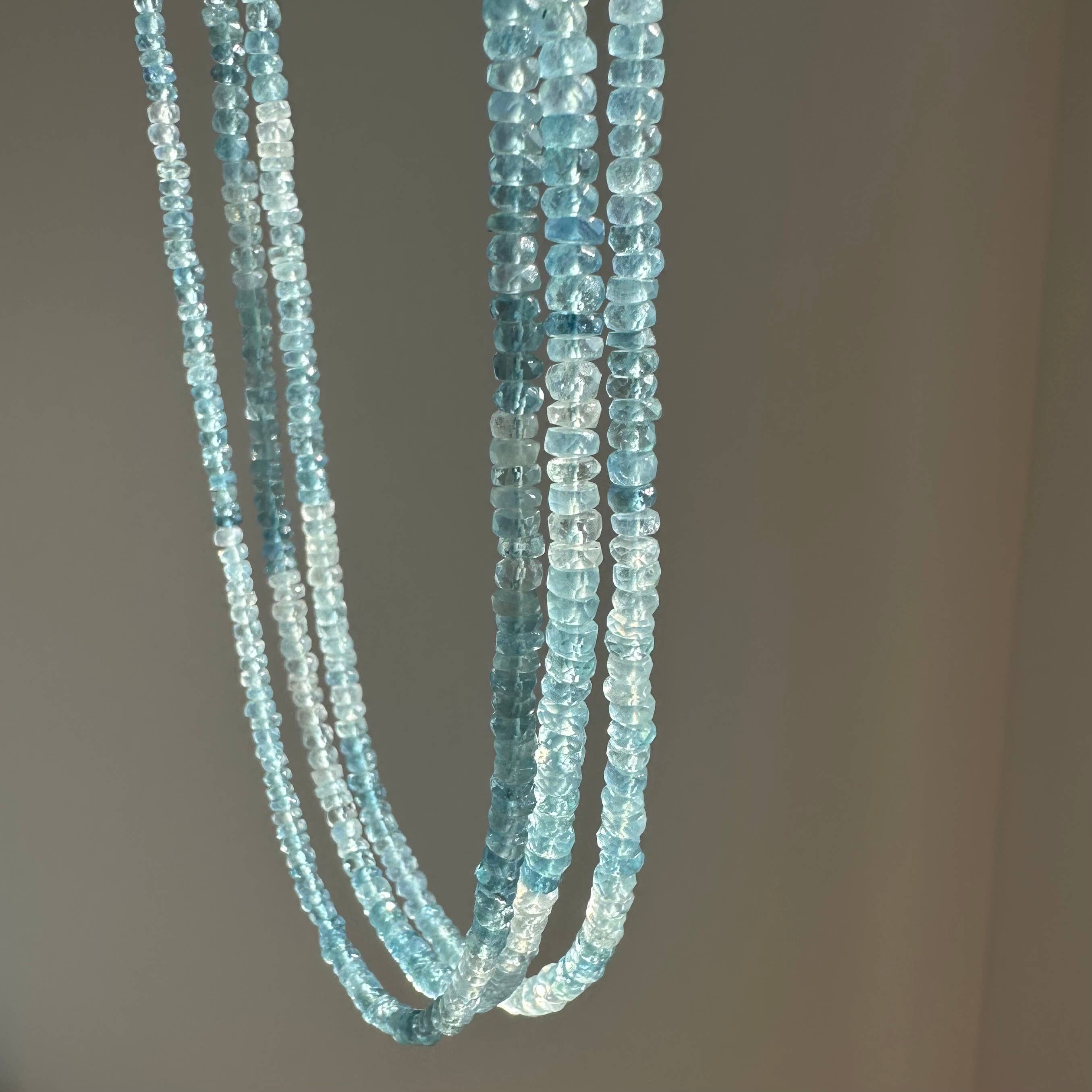 Anokhi Green Ombre Aquamarine Necklace NKB125