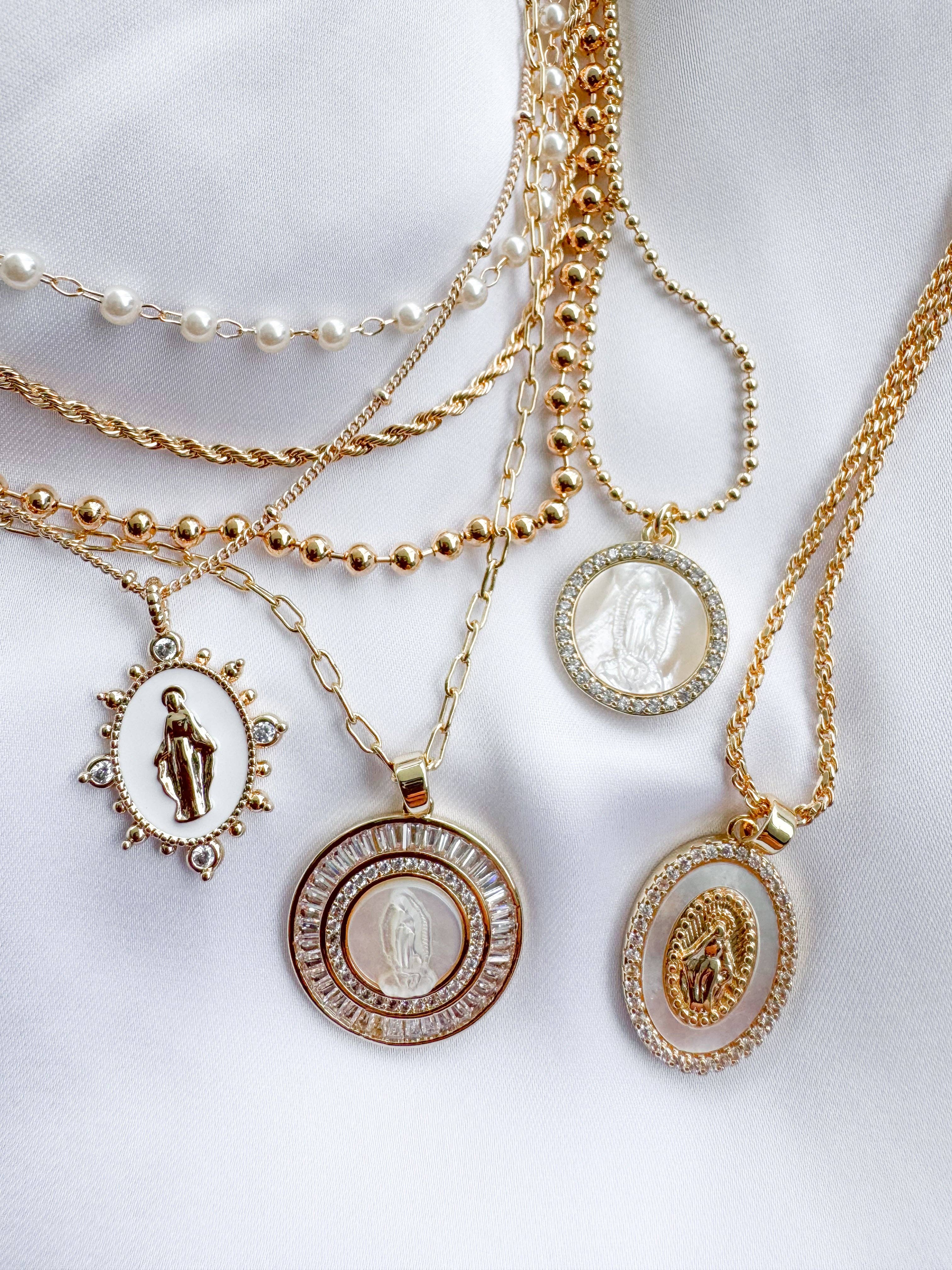 Joy Dravecky Classic Mother Mary Necklace
