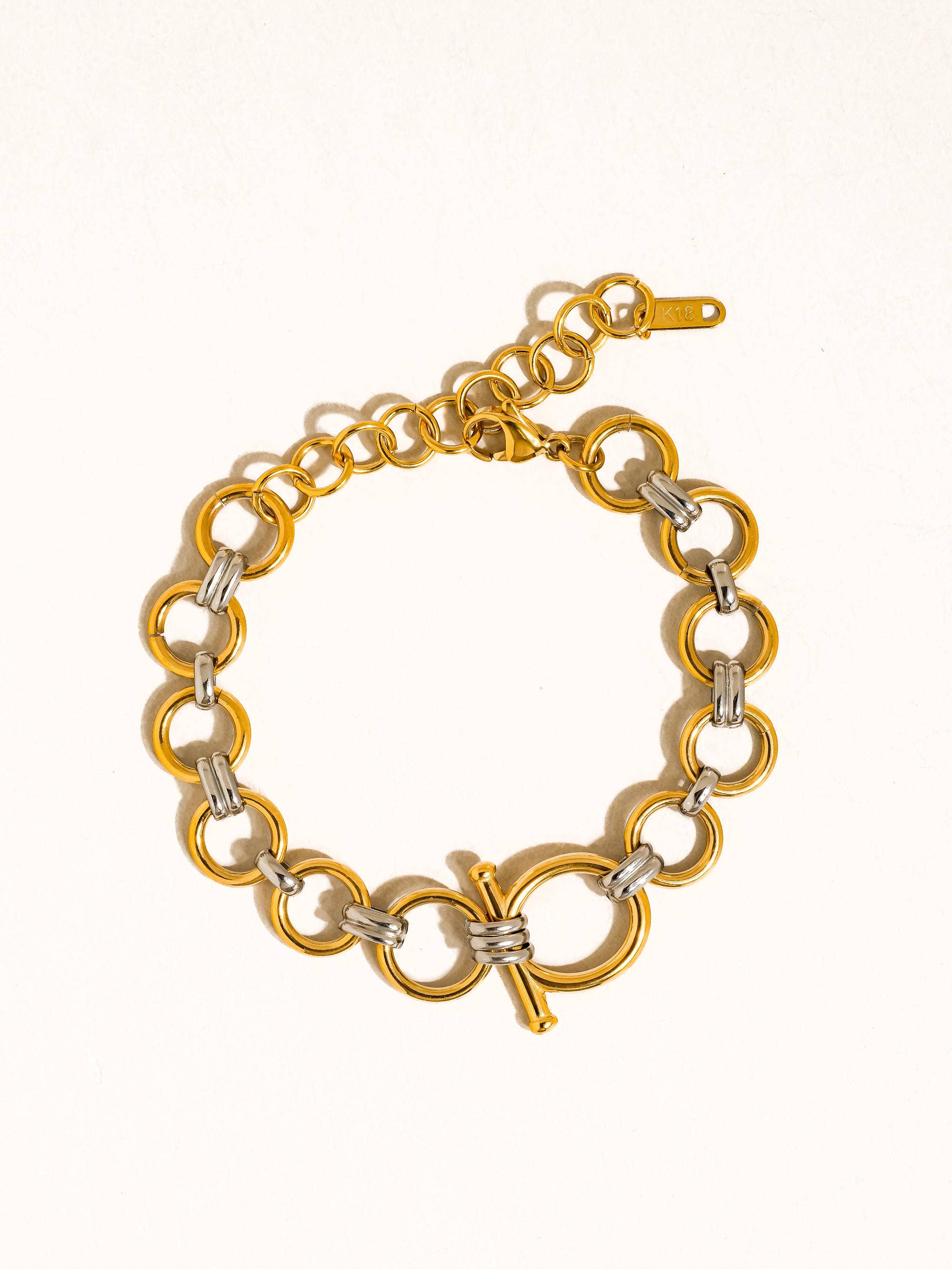 Flânerie Céliane 18K Gold Two-Tone Link Bracelet