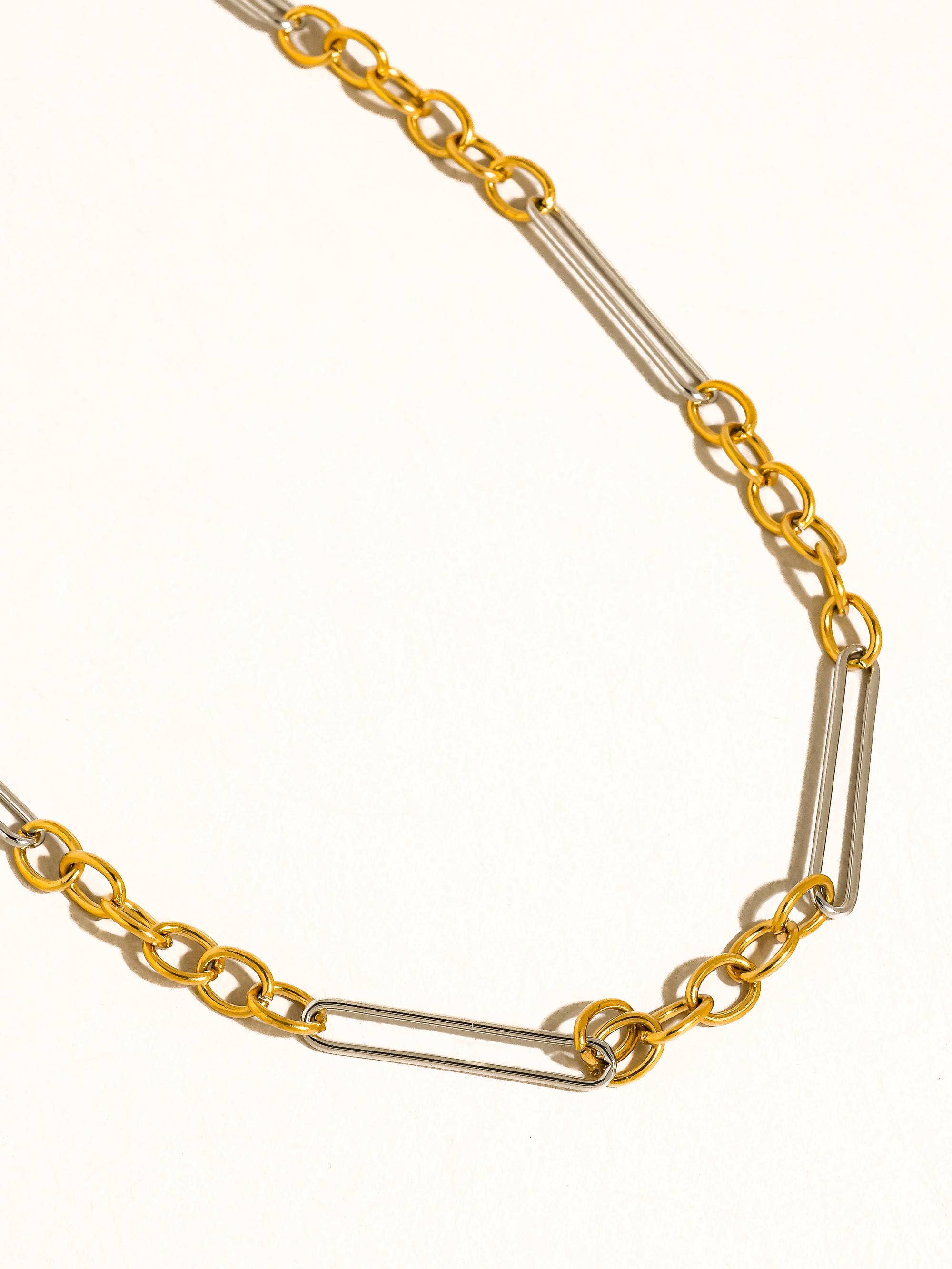 Flânerie Norra 18K Gold Non-Tarnish Mixed Chain Necklace