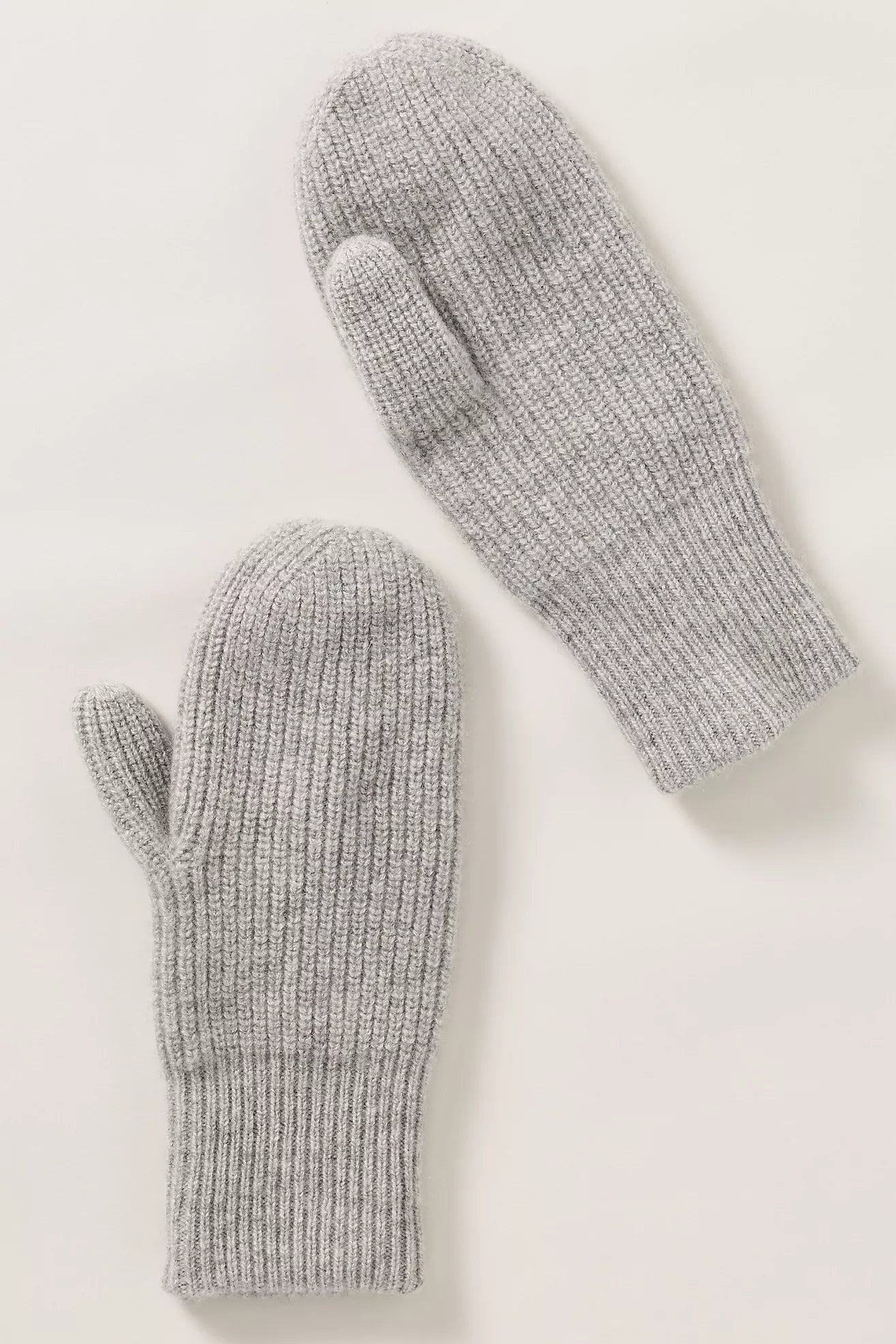 White + Warren Cashmere Ribbed Mitten 21548