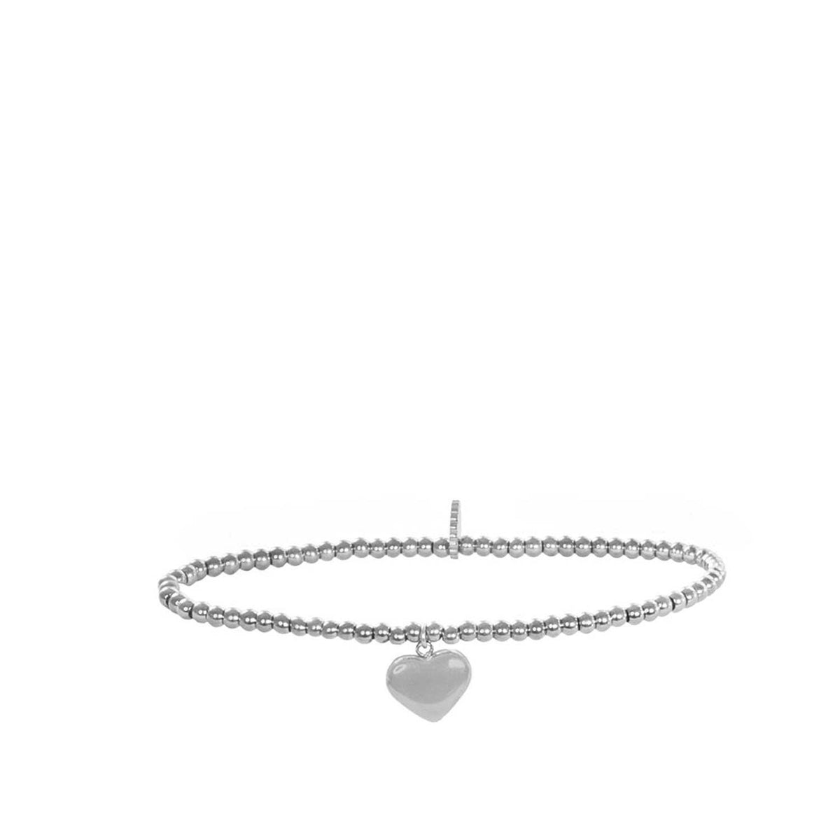 Marlyn Schiff Waterproof Beaded Heart Stretch Bracelet 4311B