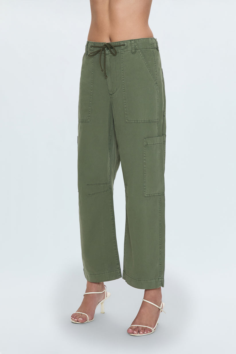 Pistola Sabrina Curved Utility Pant - Meadow