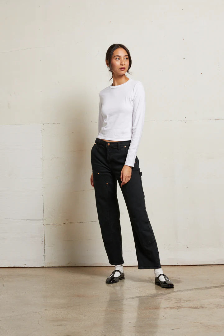 Perfect White Tee Jamie Recycled Cotton Long Sleeve Tee