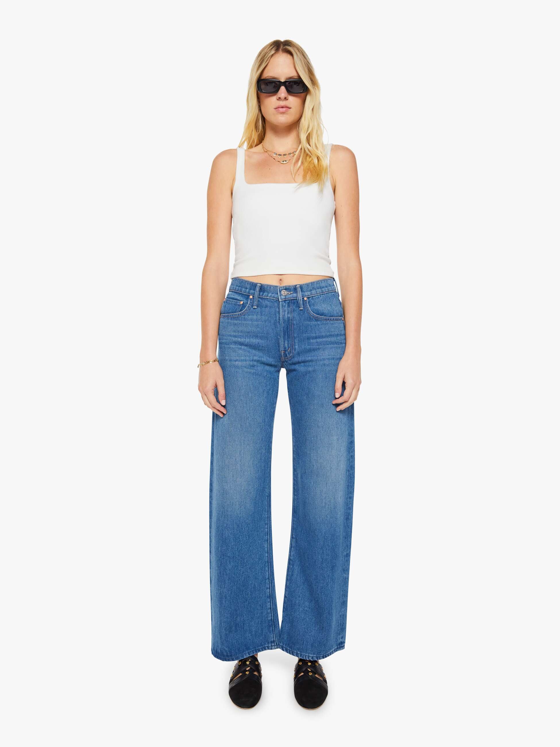 Mother The Mid Rise Lasso Sneak Jean 12088-1724