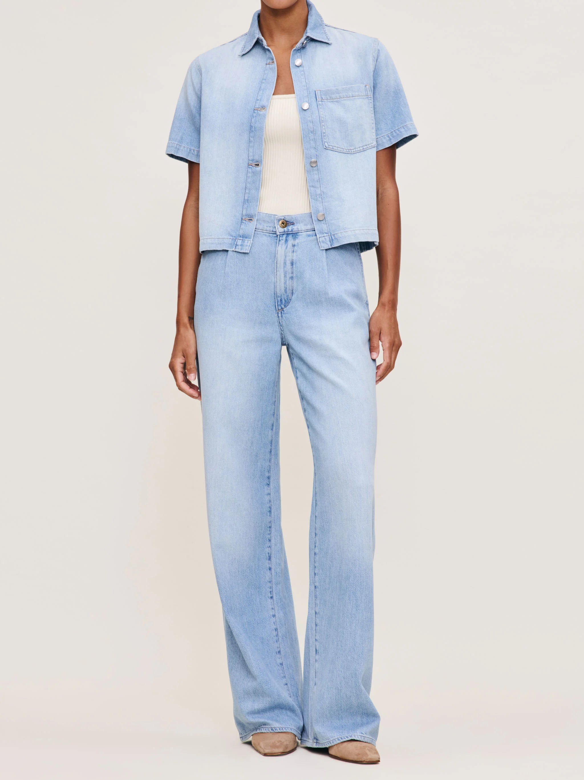 DL1961 Isabel Wide Leg Straight Vintage 13904