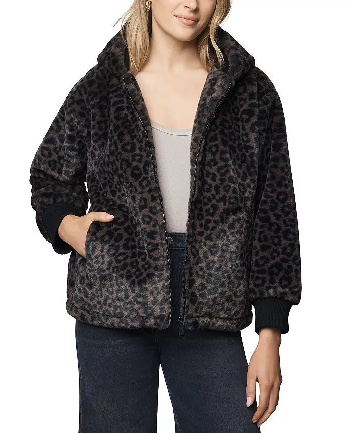 Splendid Lucia Fur Zip Up Jacket RF5J141