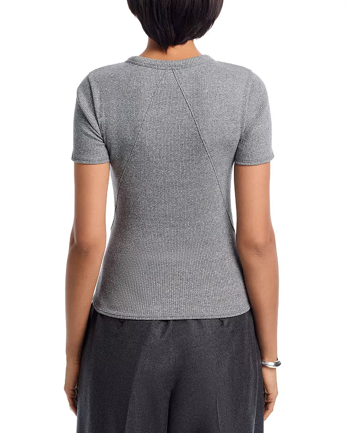 Rag & Bone Essential Rib Crew Tee Shirt