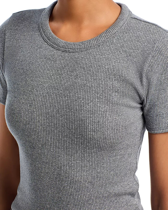 Rag & Bone Essential Rib Crew Tee Shirt