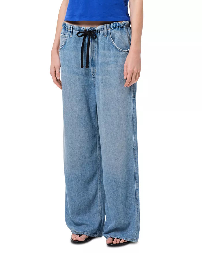 AGolde Shaw Drawstring Wide Leg Jean A332-1972