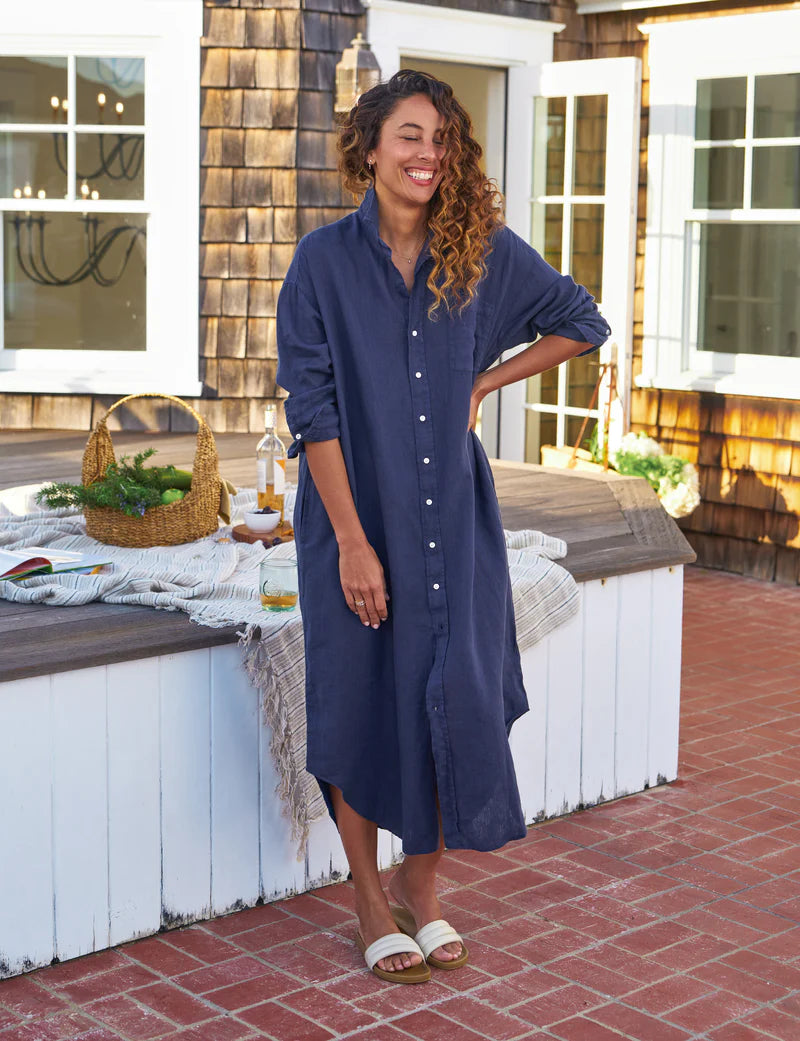 Frank & Eileen Megan One Size Maxi Shirtdress