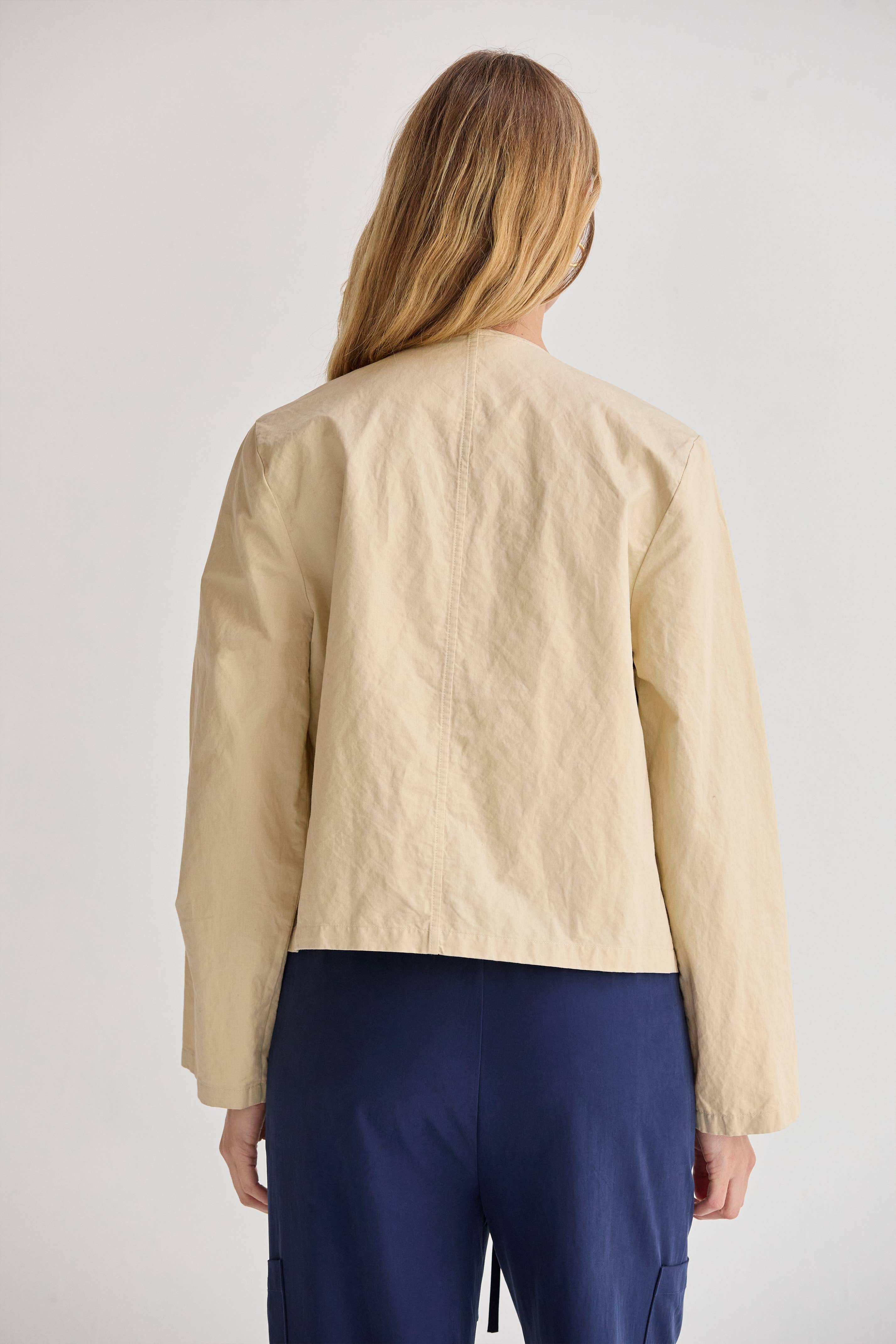 Crescent Myla Crinkled Woven Jacket CJ9629