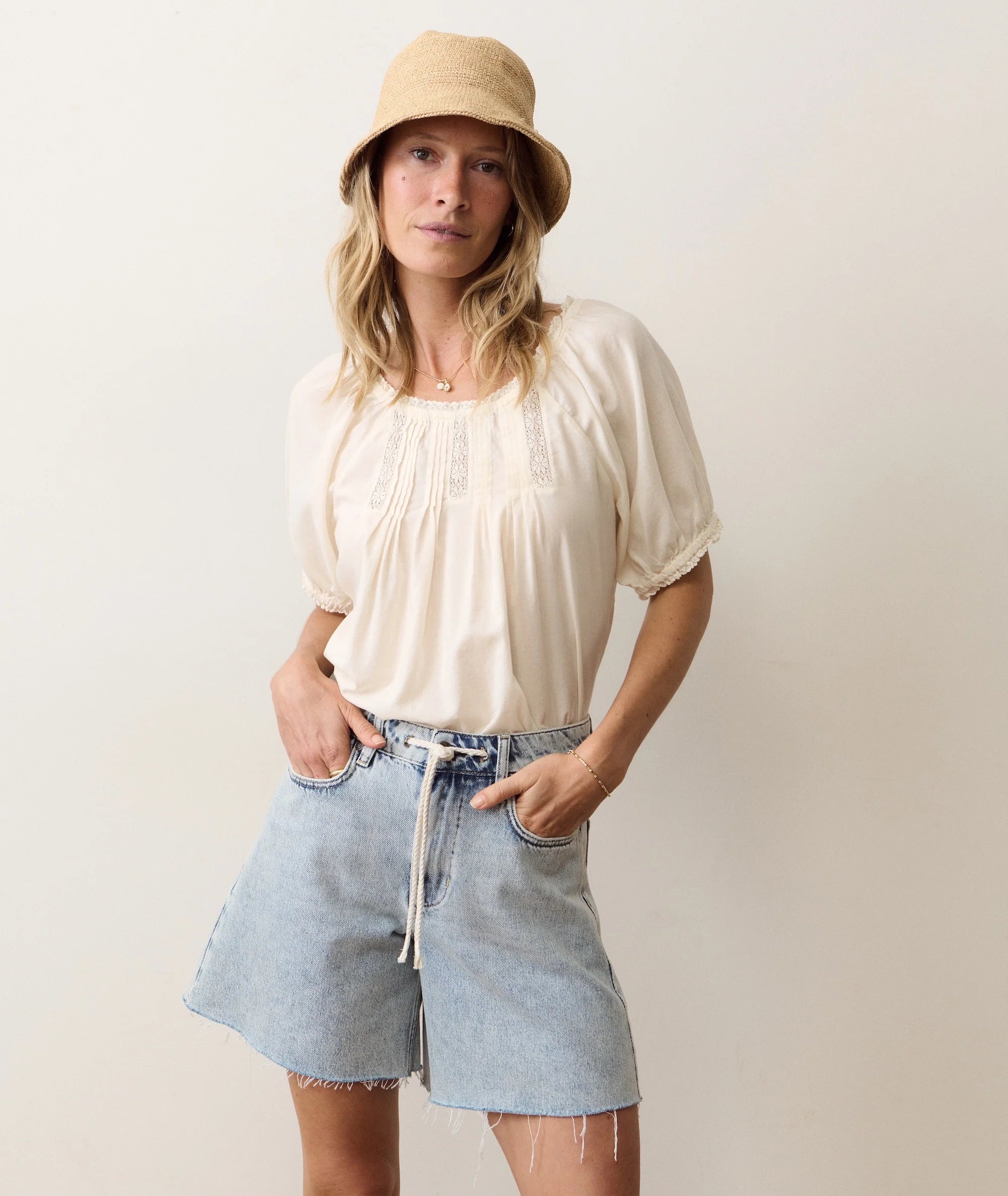 Marine Layer Celine Puff Top