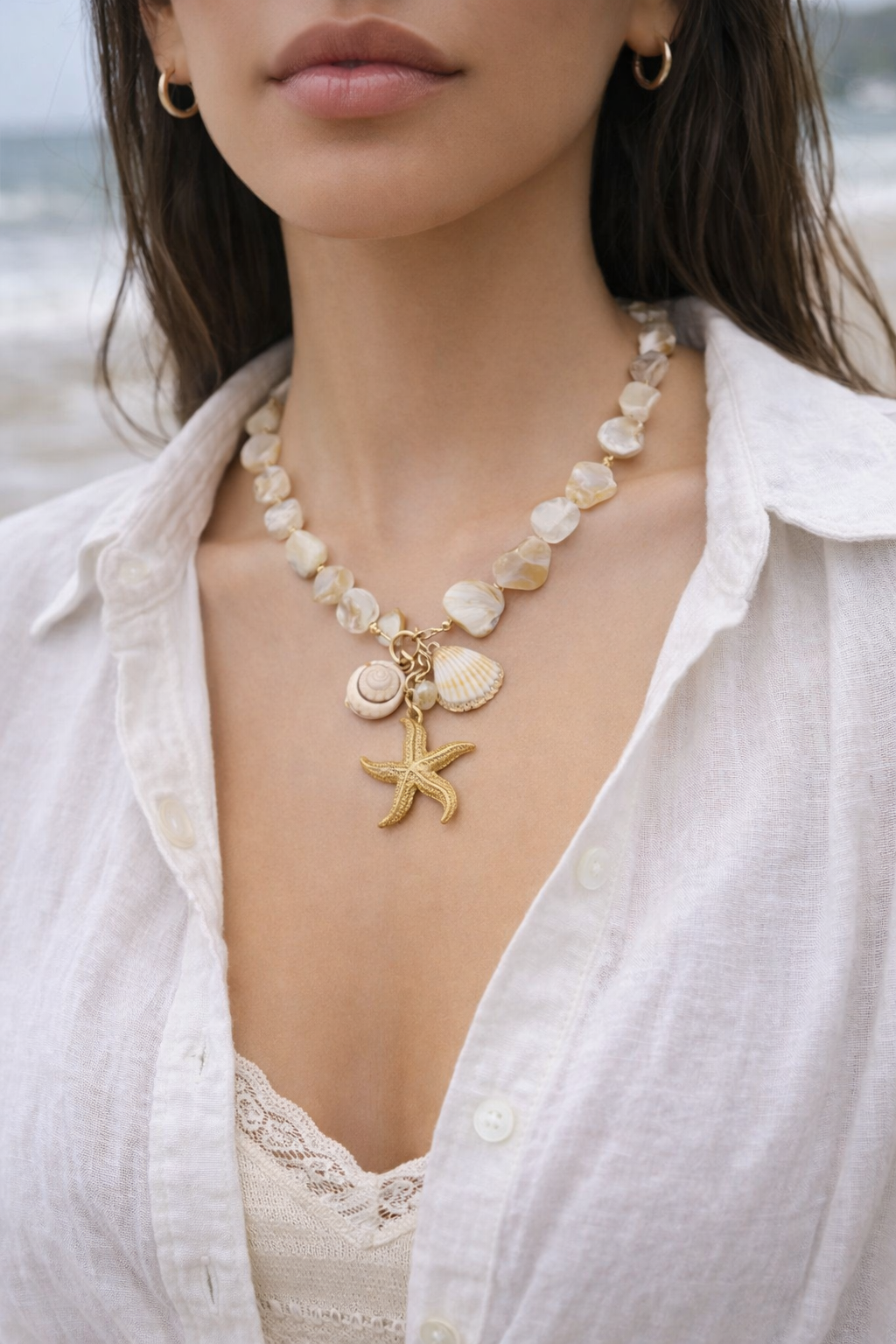 Sahira Seaside Charm Necklace