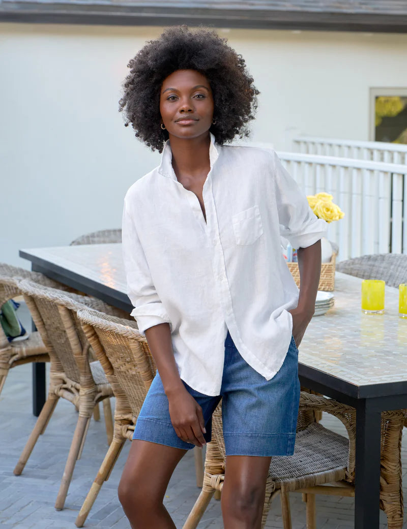 Frank & Eileen Eileen Relaxed Button-Up Shirt Linen