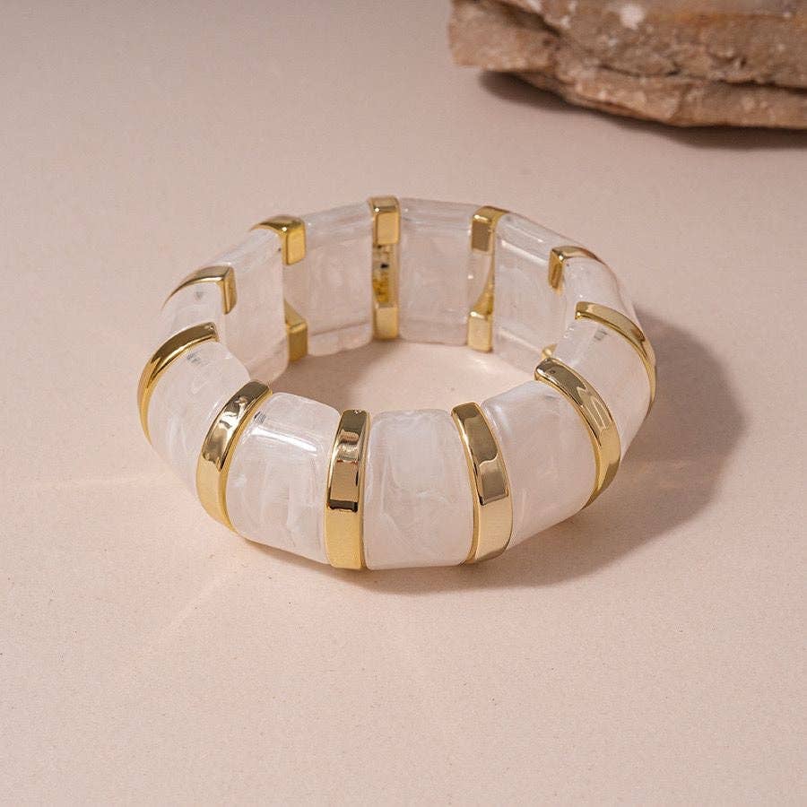 Sahira Verona Bangle White