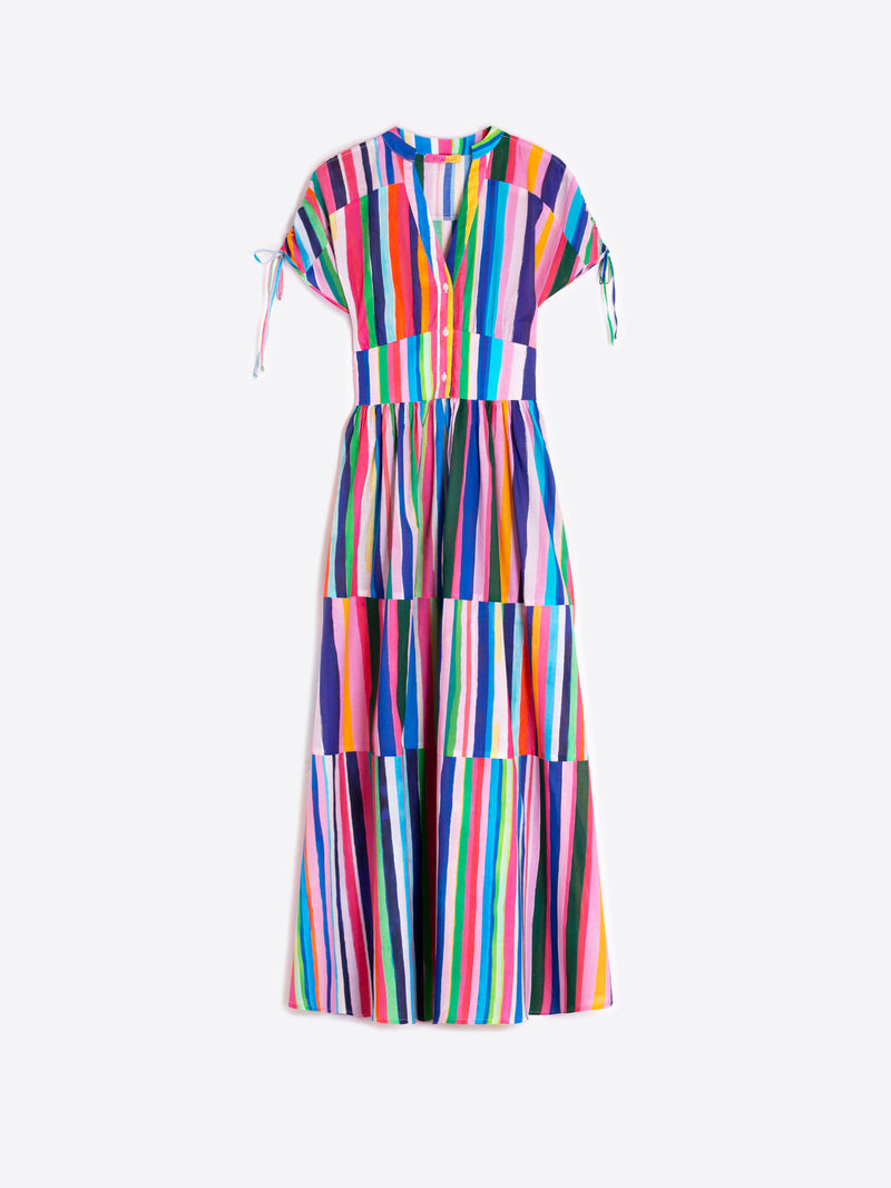 Vilagallo Multicolored Striped Dress 33296