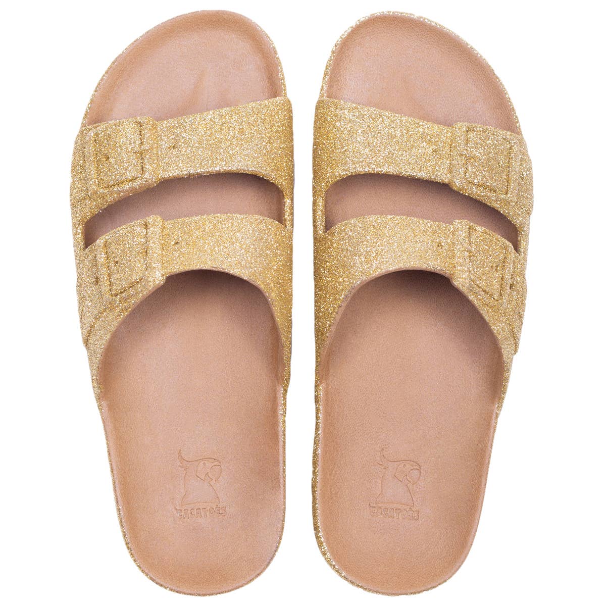 Cacatoès Trancoso Sparkly Gold scented Sandals-Women