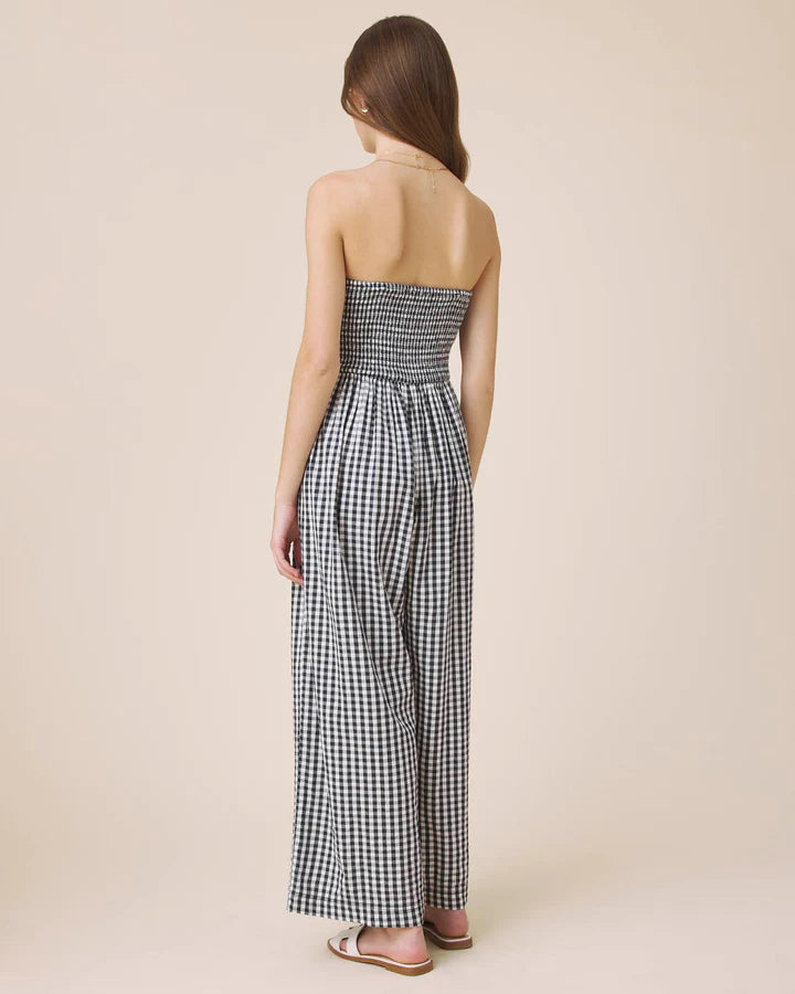 Splendid Gigi Gingham Jumpsuit RM6R001