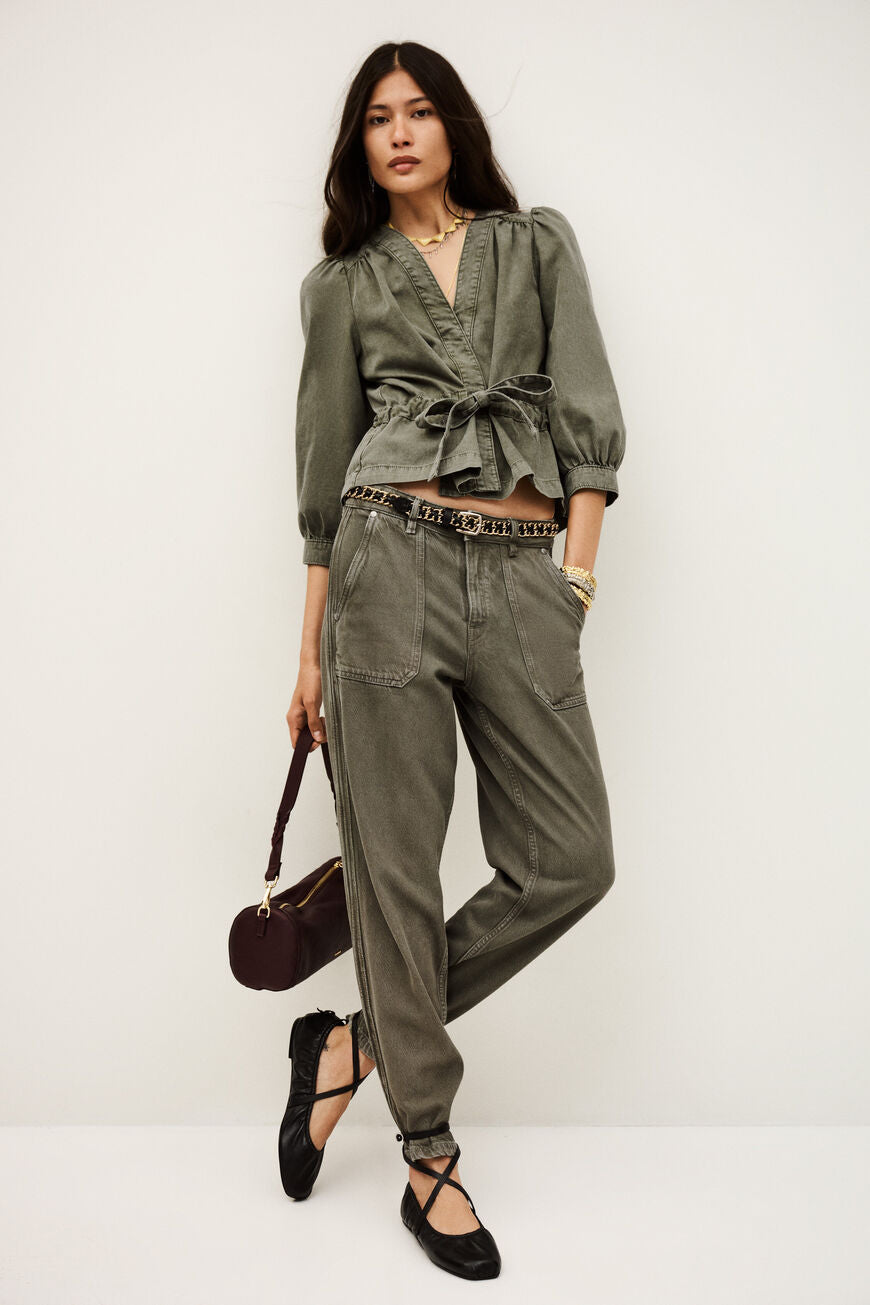 BA&SH Olavina Wrap Top