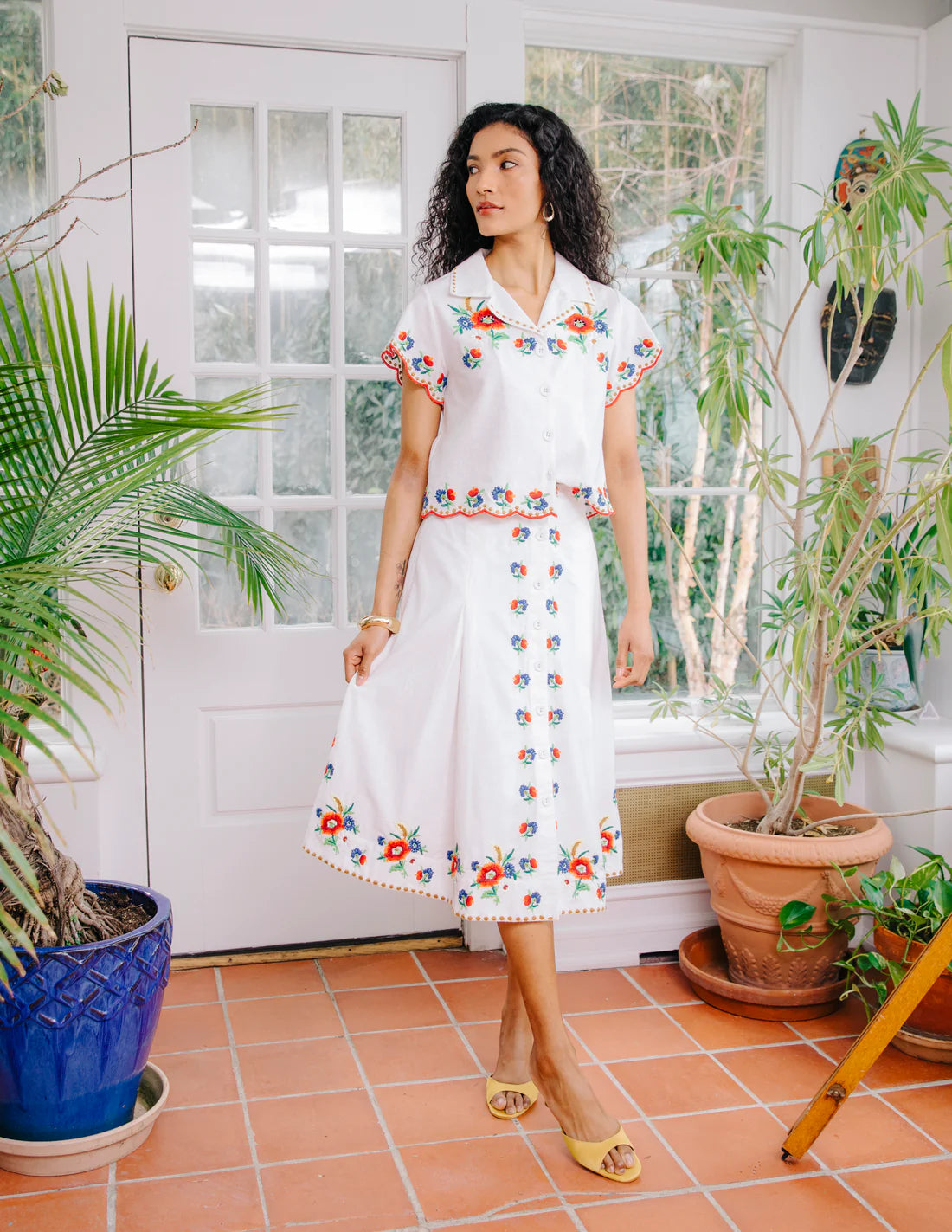 Love the Label Berri Midi Skirt