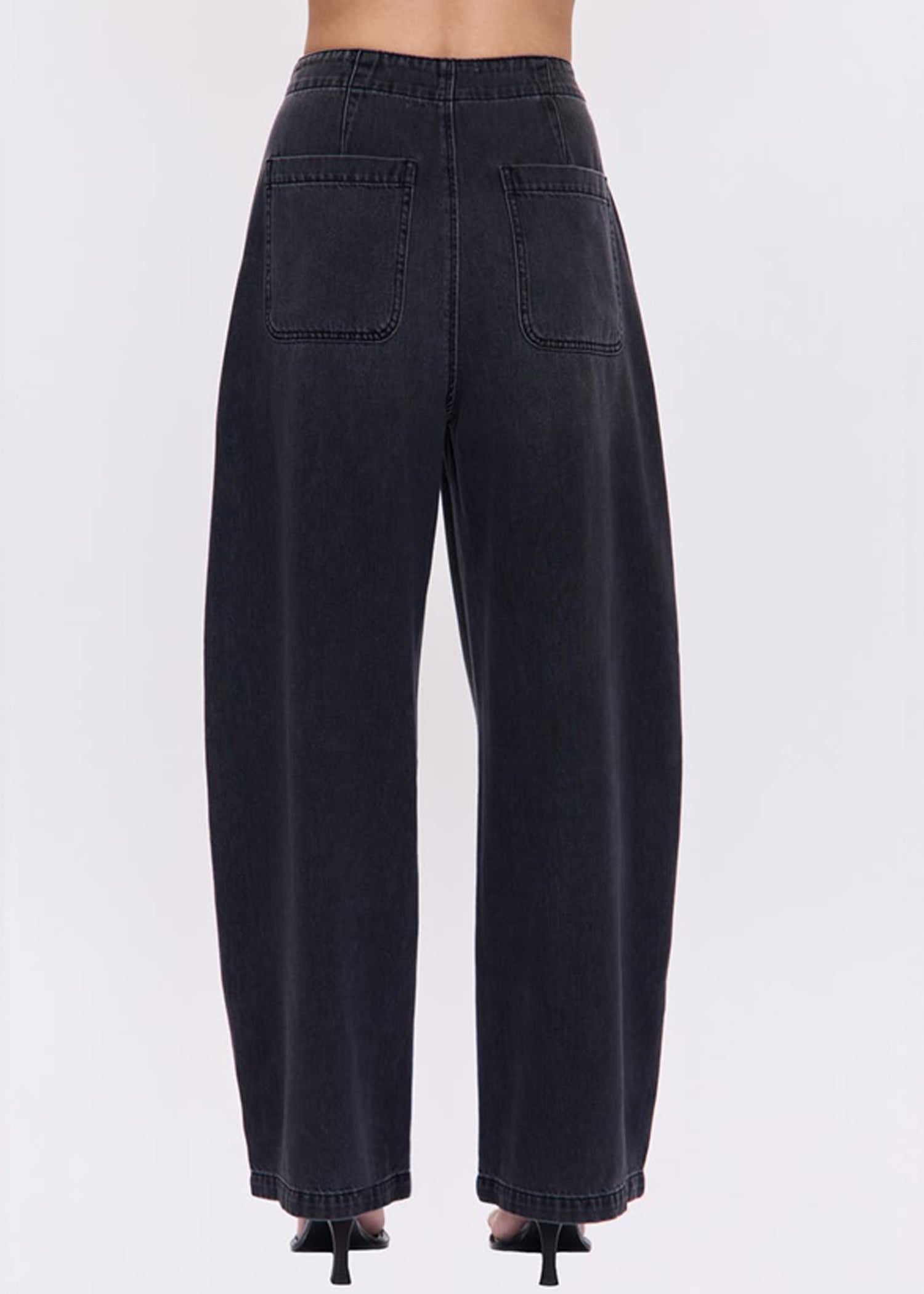 Pistola Lottie High Rise Relaxed Bowed Leg