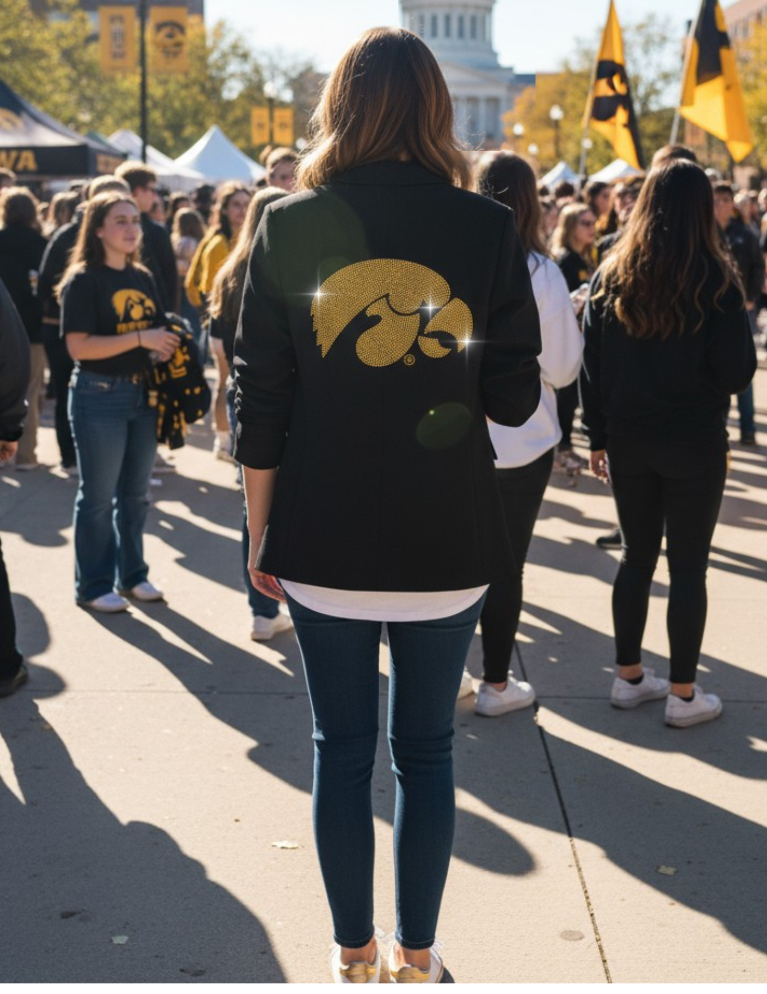 Catherine's Game Day Blazer with Crystal Tigerhawk