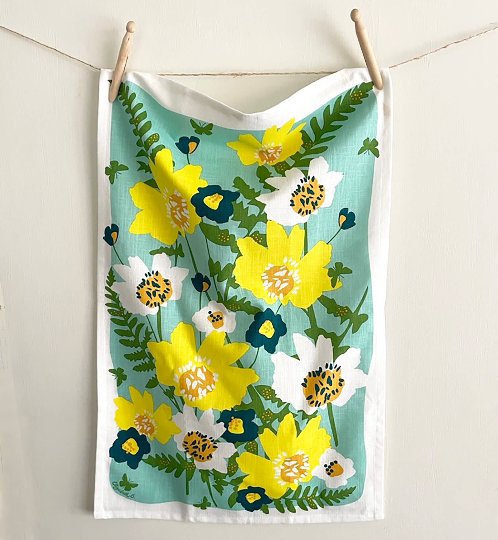 Elizabeth Grubaugh Fern Tea Towel