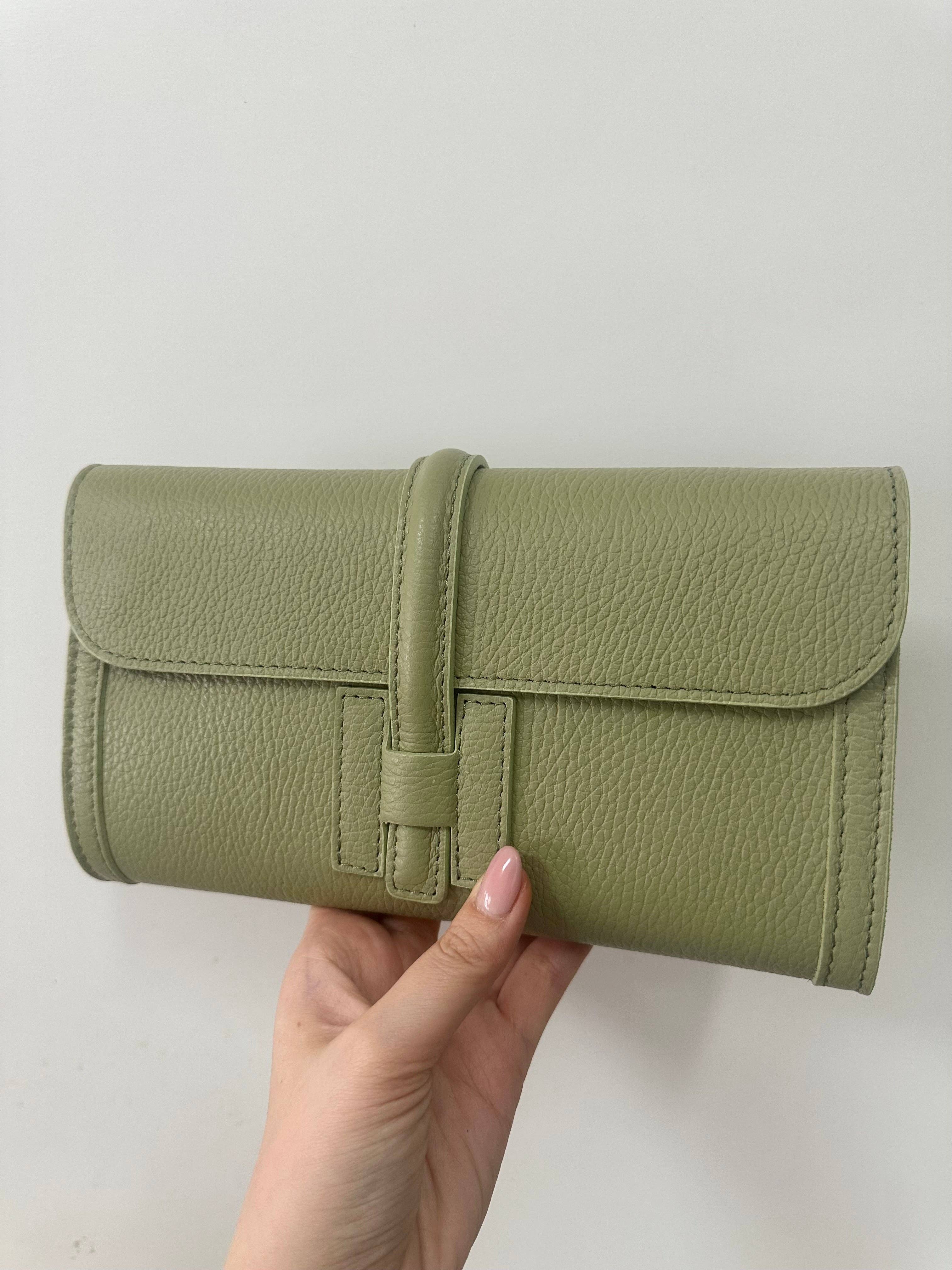 Italian Leather Collection Hannah Clutch
