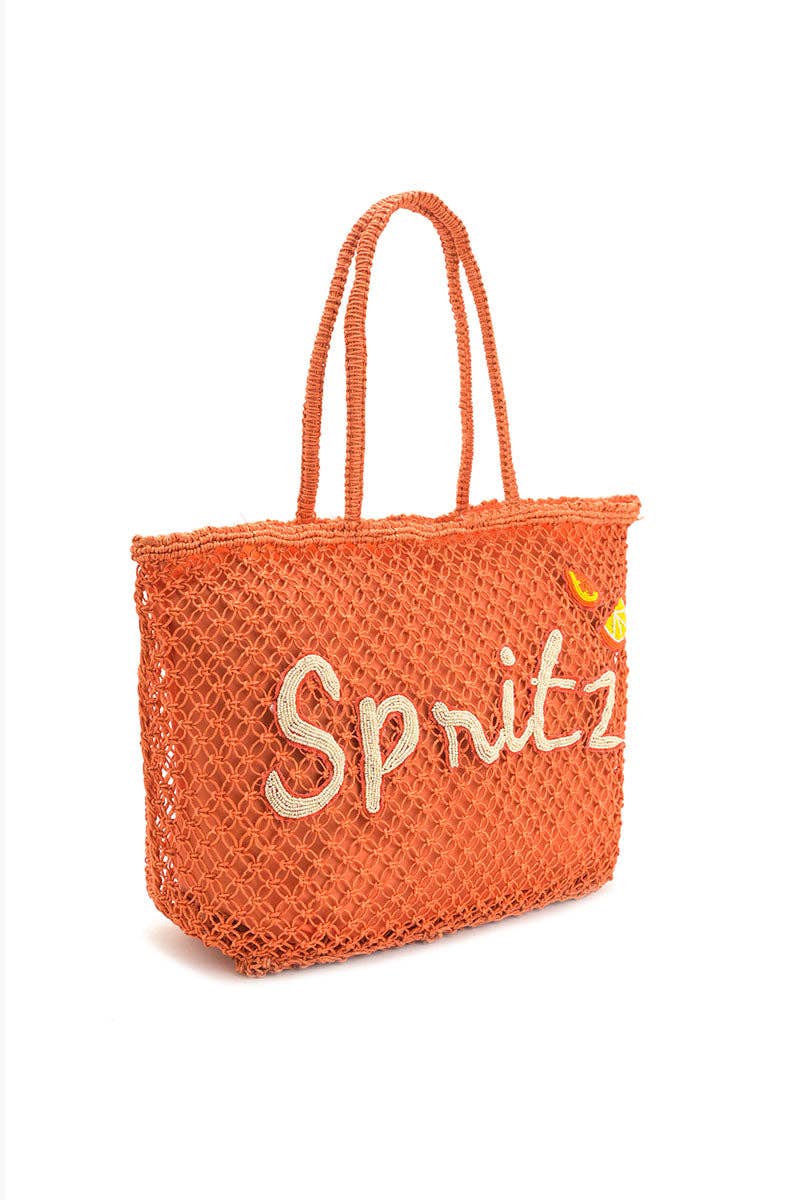 America & Beyond Spritz Mesh Beach Bag