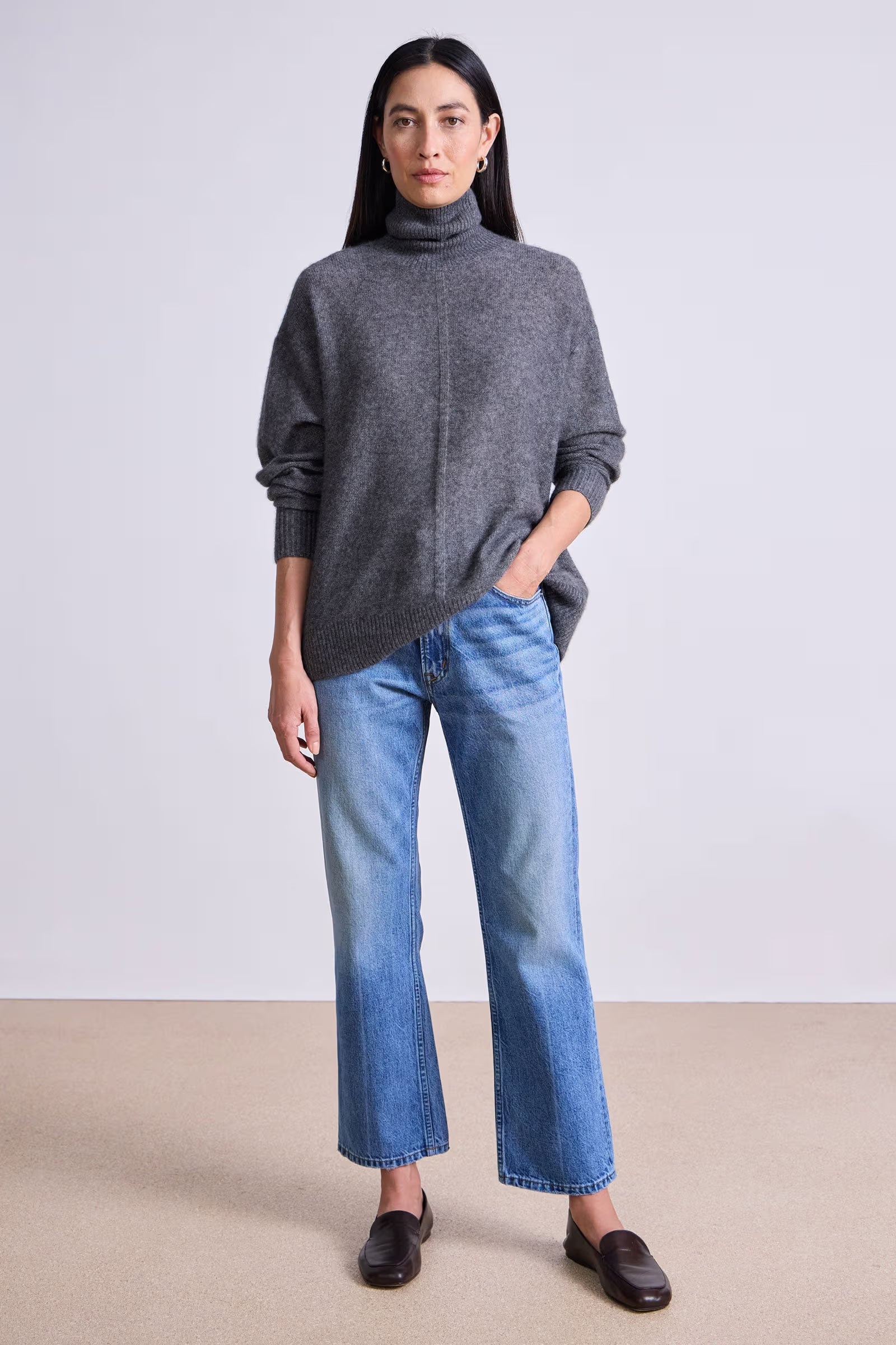 Apiece Apart Softest Tissue Weight Turtleneck 7374SCK