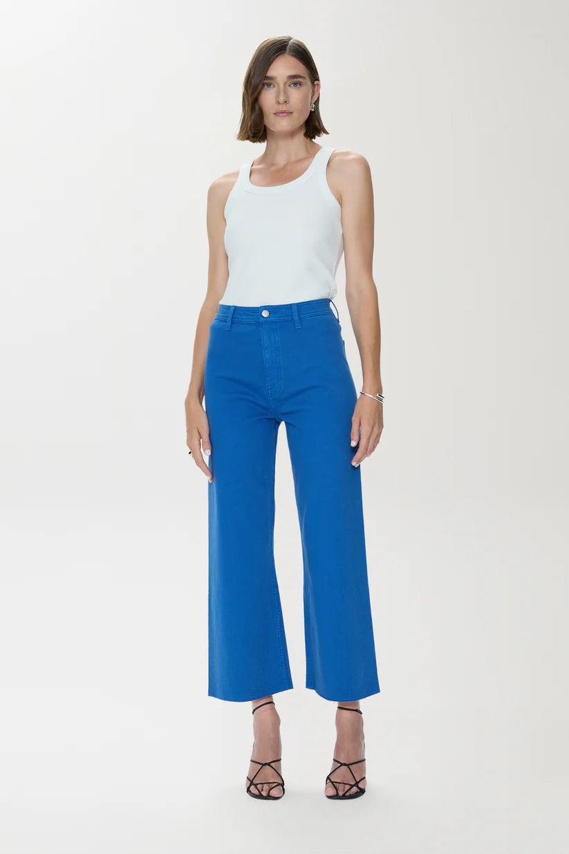 Pistola Penny Crop High-Rise Wide Leg Jean