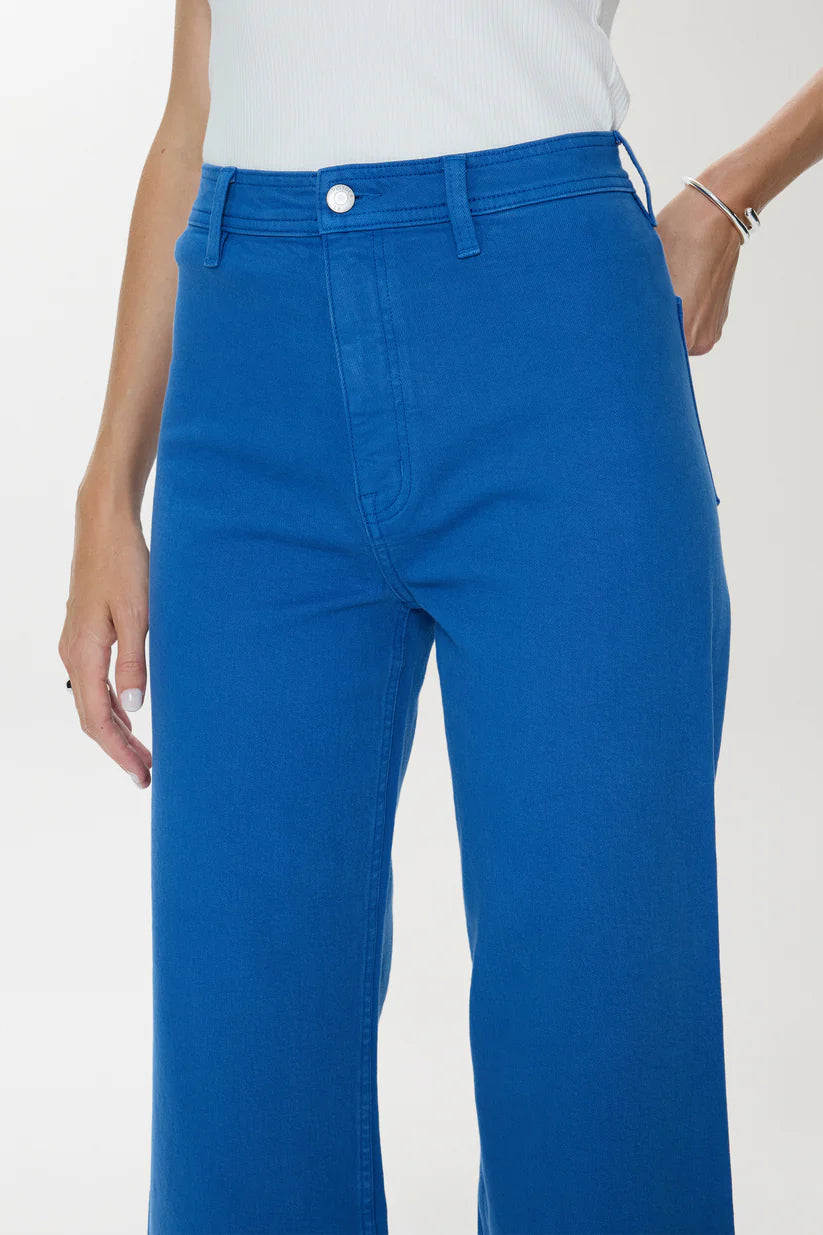 Pistola Penny Crop High-Rise Wide Leg Jean