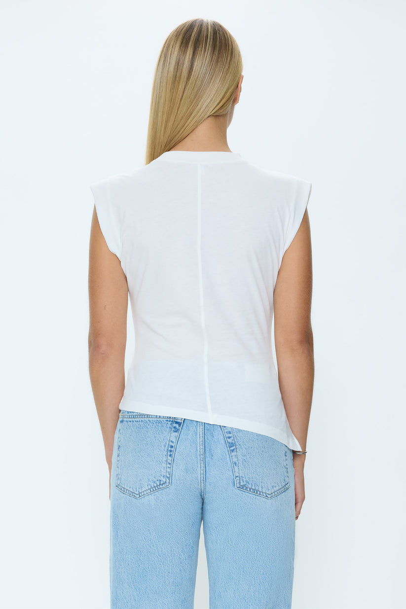 Pistola Nya Draped Tee in White