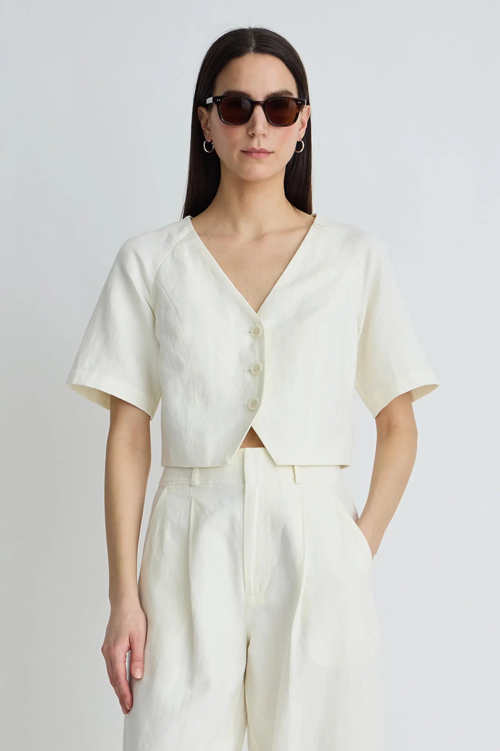 Apiece Apart Lia Crop Top 1527BDT