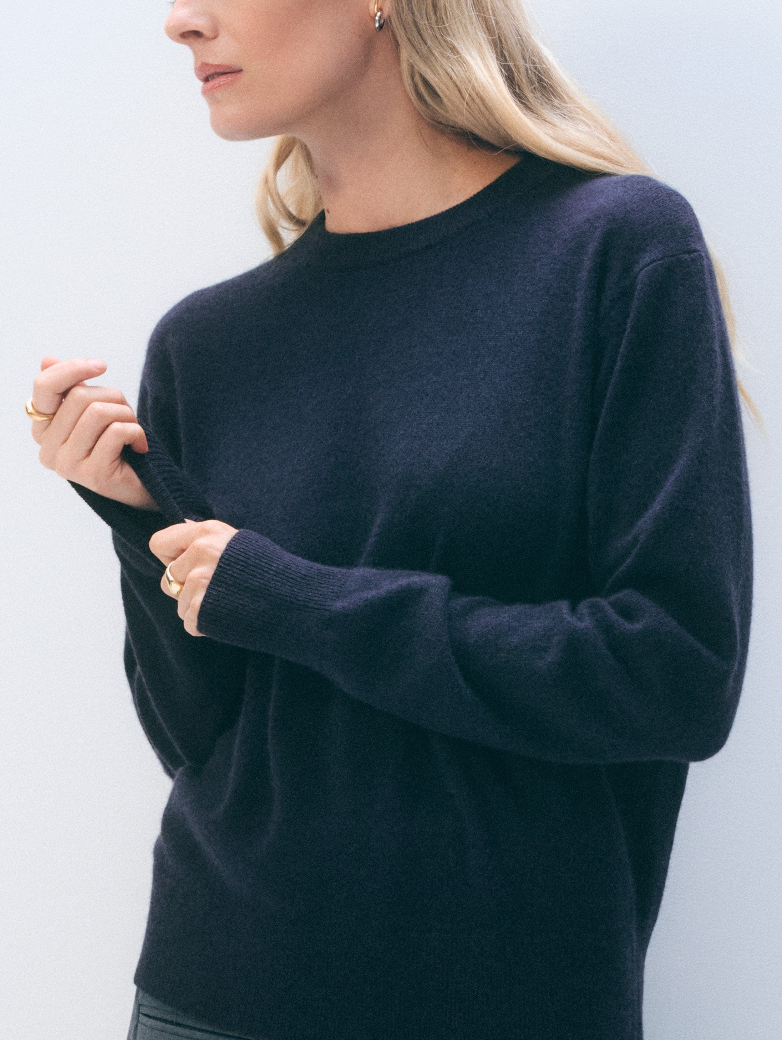 White + Warren Cashmere Crew 21085