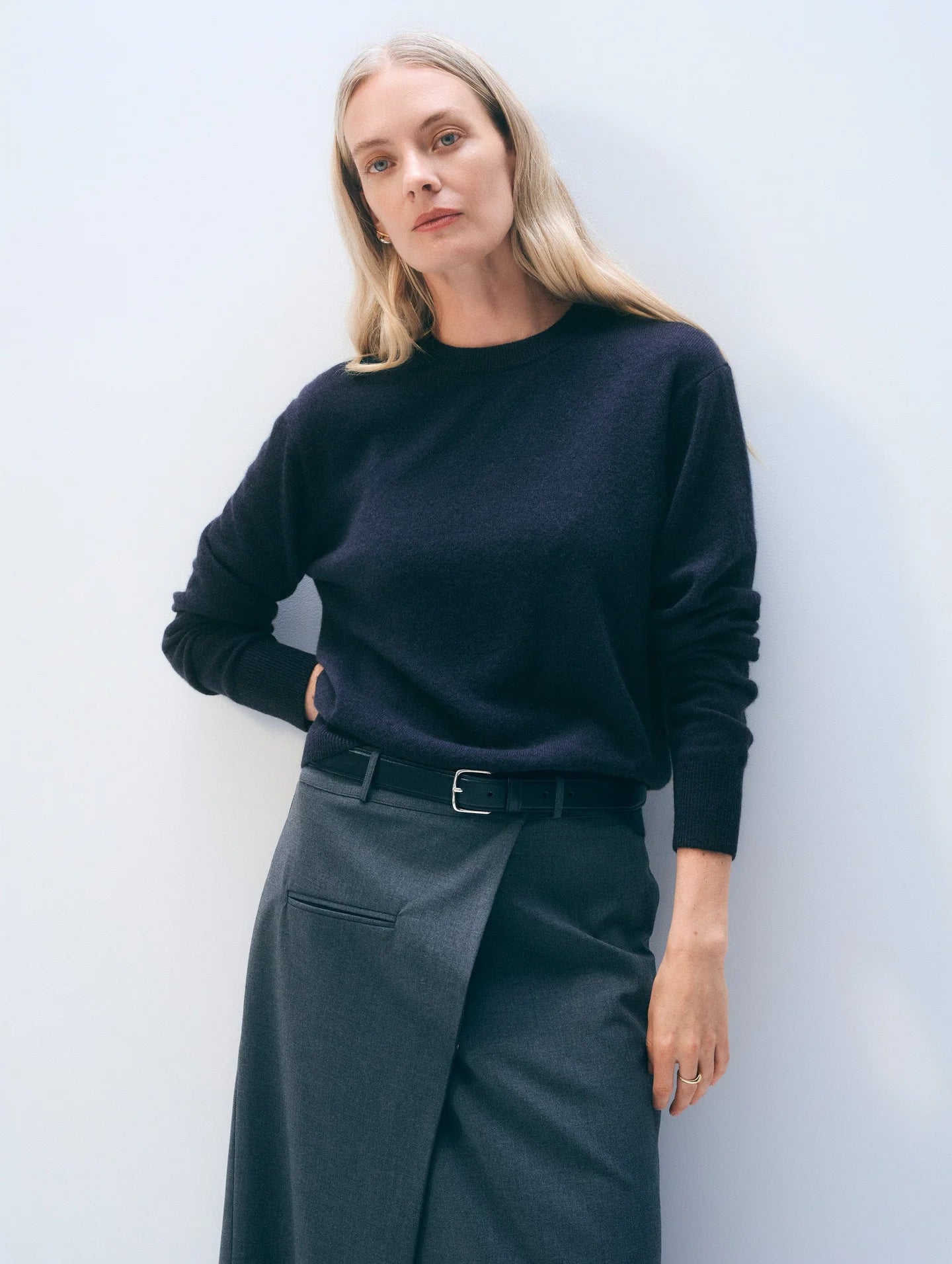 White + Warren Cashmere Crew 21085