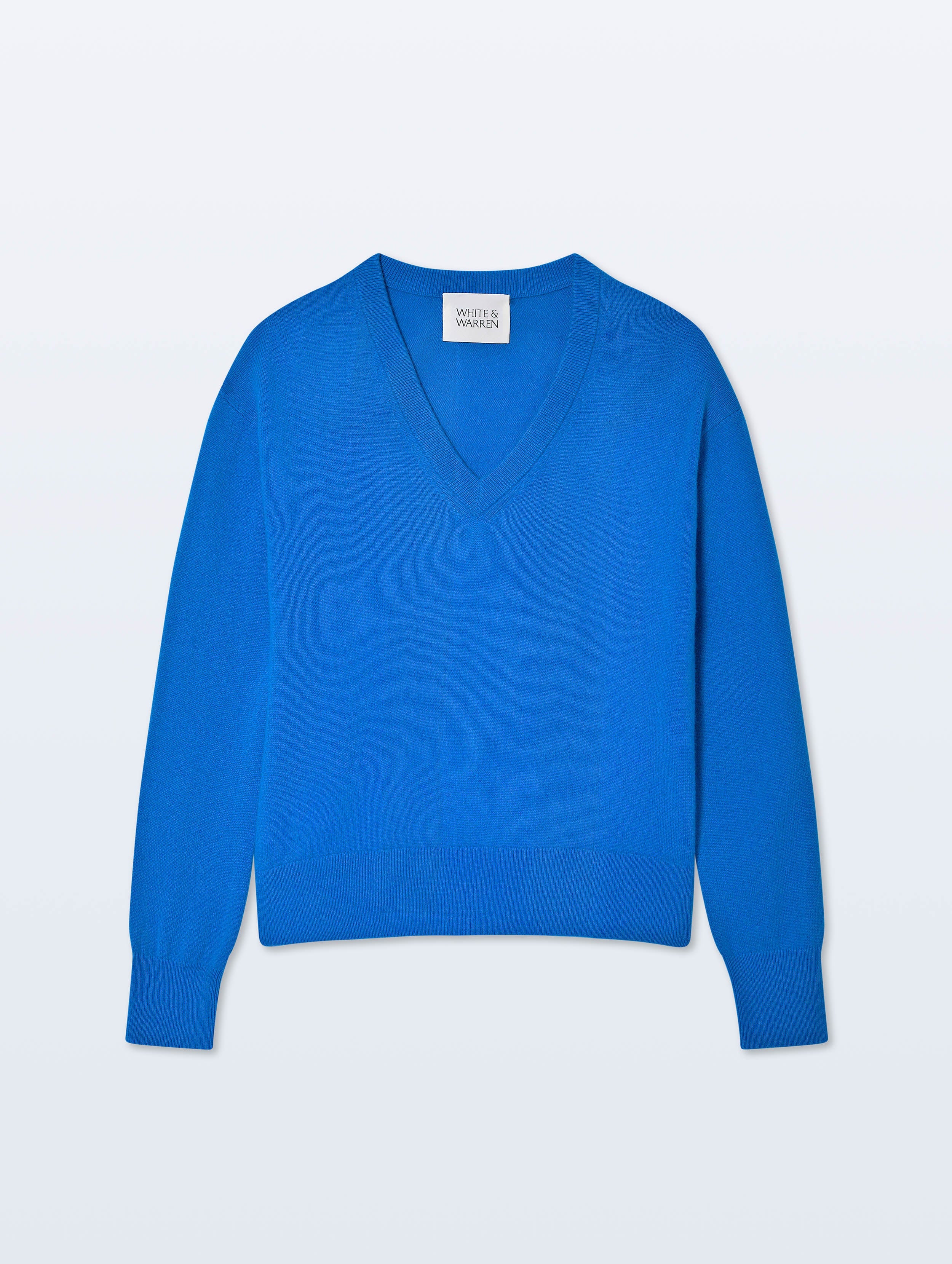 White + Warren Cashmere V Neck 21086
