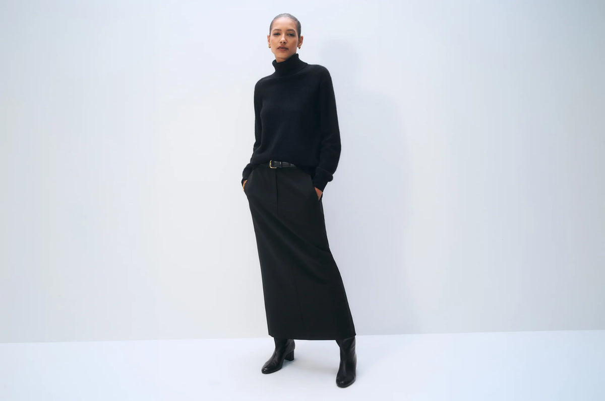White + Warren Cashmere Easy Trim Turtleneck 21368